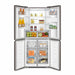 HISENSE 394L CROSS/MULTI DOOR REFRIGERATOR - INOX HISE