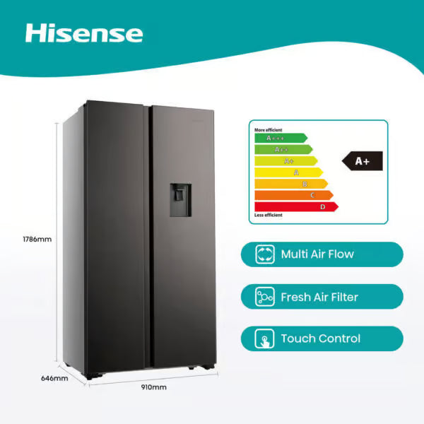 HISENSE 514L W/D S/B/S TI HISE