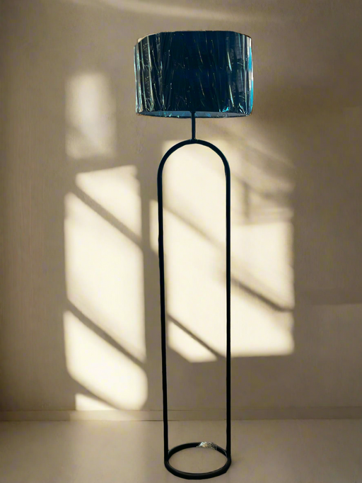 HALO FLOOR LAMP WITH SHADE NOLDEN BROTHERS WOODEN