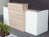 HARVARD RECEPTION COUNTER COIMBRA/WHITE DESK & CHAIR