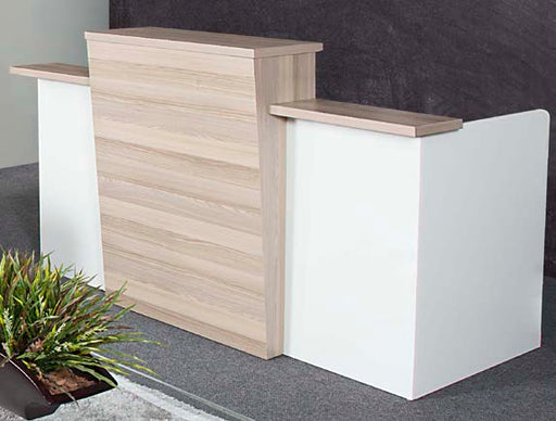 HARVARD RECEPTION COUNTER COIMBRA/WHITE DESK & CHAIR