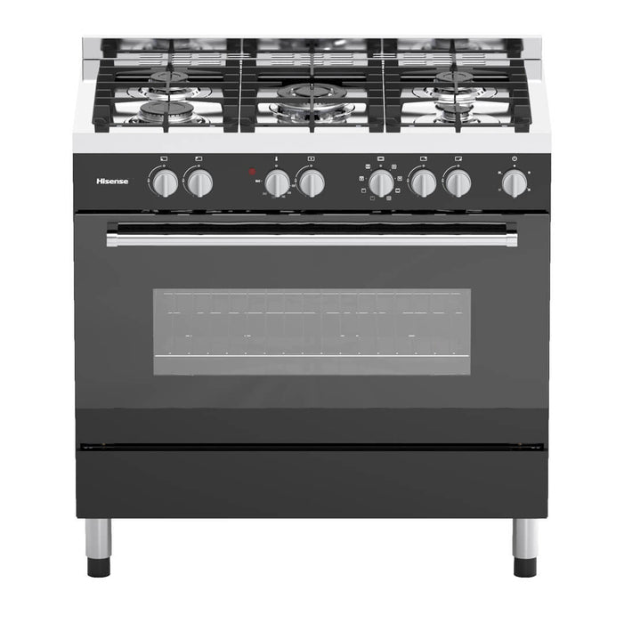 HISENSE 90CM F/STAND GAS/ELEC COOKER NAUD