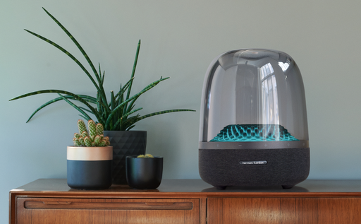 Harman Kardon transparent dome speaker lighting effect