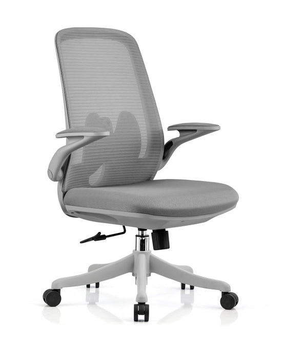 HT-286BG MEDIUM BACK REV CHAIR (LIGHT GRE - 120KG)