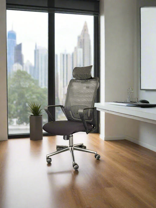 HT-289AC HIGHBACK REV CHAIR (BLACK-120KG) STEL