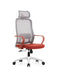 HT-501AWR HIGHBACK REV CHAIR (WHITE FRAME/ RED SEA STELLAR LIMITED