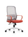 HT-501BWR MIDBACK CHAIR 120KG WHITE/RED STELLAR LIMITED