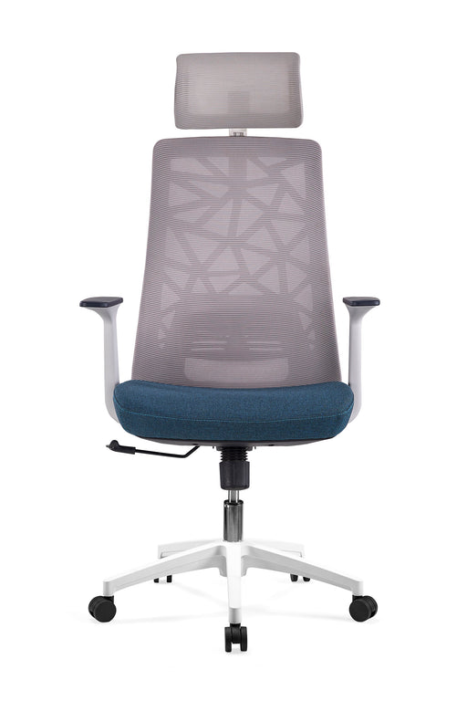 HT-9061AW HIGH BACK REV CHAIR WHITE FRAME STELLAR LIMITED