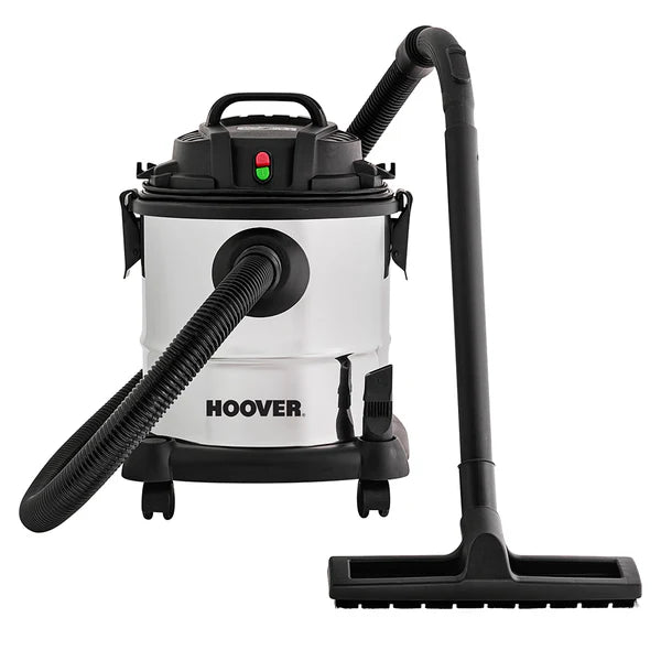 HOOVER 20L STAINLESS STEEL WET AND DRY DRUM VACUUM HOOV