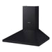 HISENSE EXTRACTOR, 600MM, BLACK FINISH, CHIMNEY V HISE