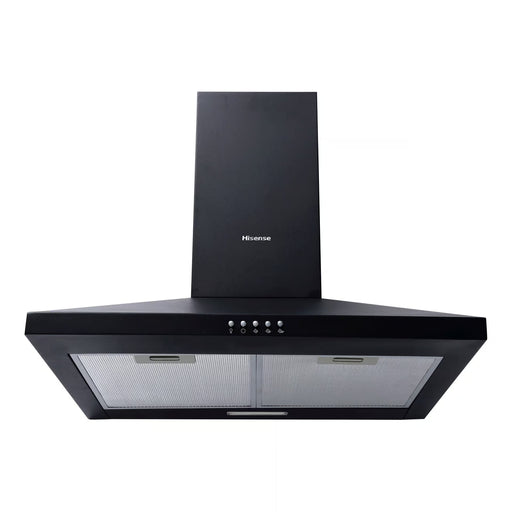 HISENSE EXTRACTOR, 900MM, BLACK FINISH, CHIMNEY HISE