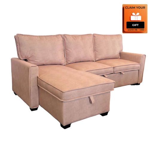 HANNAH SLEEPER COUCH (OYSTER COLOR) HELDERBERG INT. IMPORT