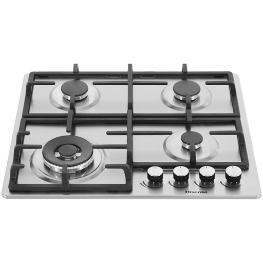 HISENSE 600MM GAS HOB - BLACK GLASS NAUD