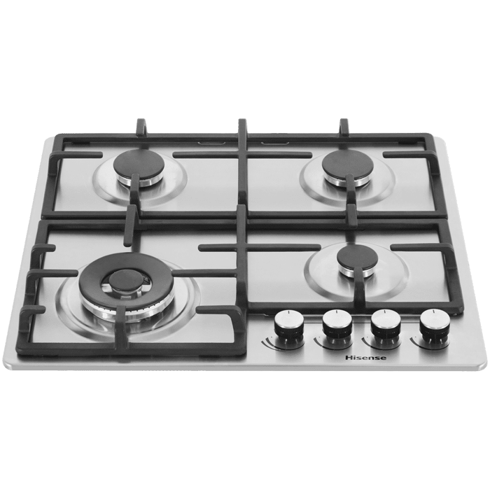 HISENSE 600MM GAS HOB - BLACK GLASS NAUD