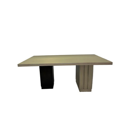 MEDLEY COFFEE TABLE - R/BEIGE + D/WALNUT LINE