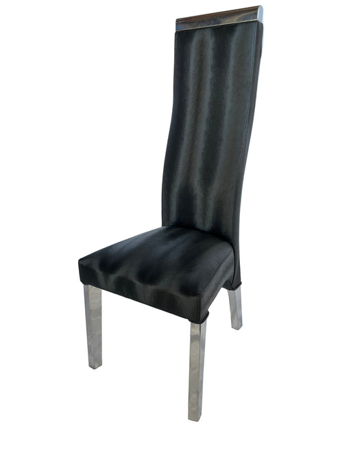 Metal bracket with black rubber bumper on a white background