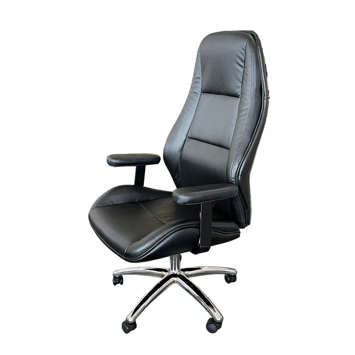 ANTHONY HIGHBACK OFFICE CHAIR - PU BLACK (120 KG) CDEN