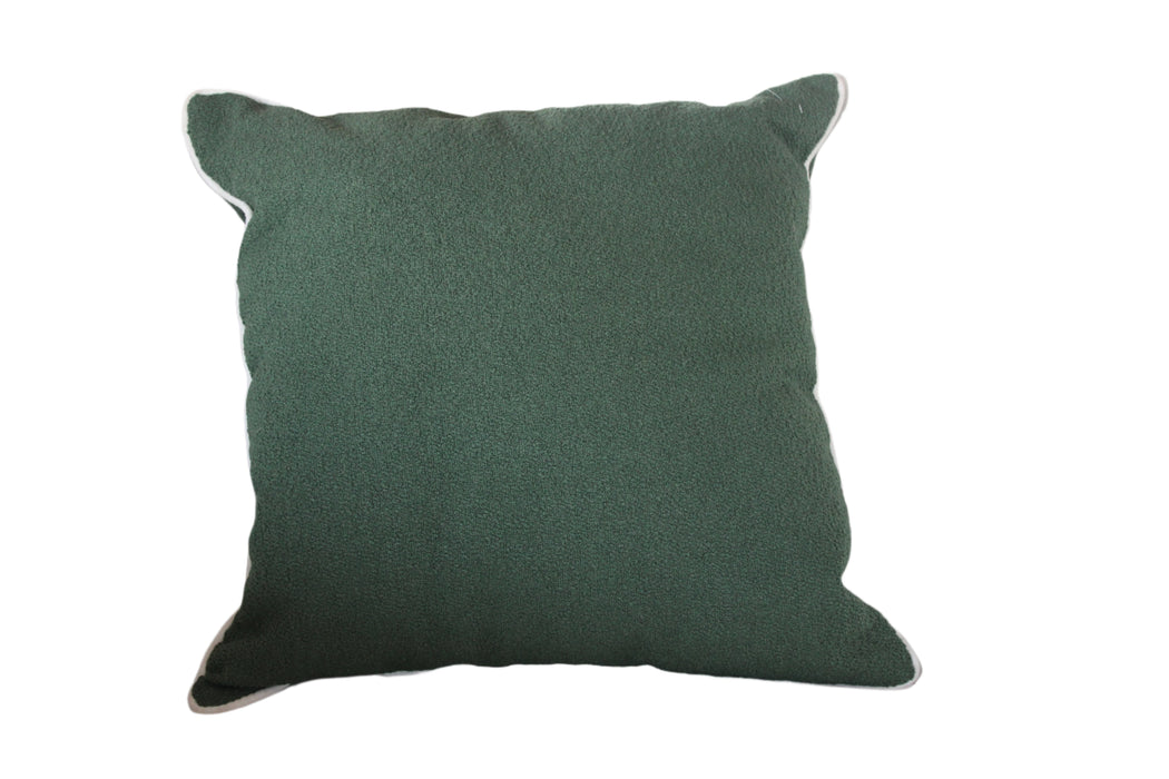 FOREST GREEN BOUCLE/MILK MELD