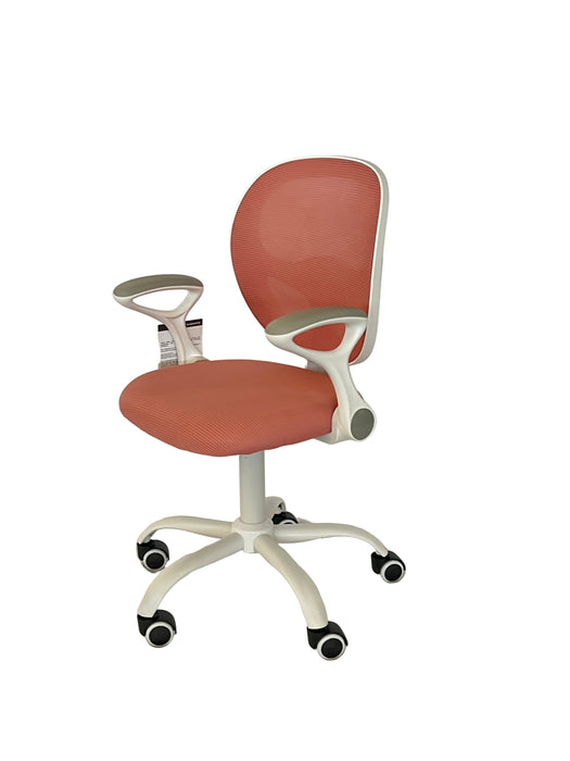 NICCON TYPIST CHAIR - WITH ARM RESTS- (PINK)-100KG CDEN