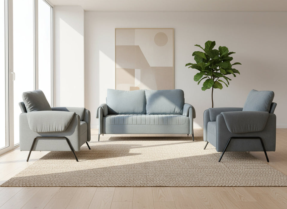 3PCE CASTELLO - FABRIC (GREY) CDEN