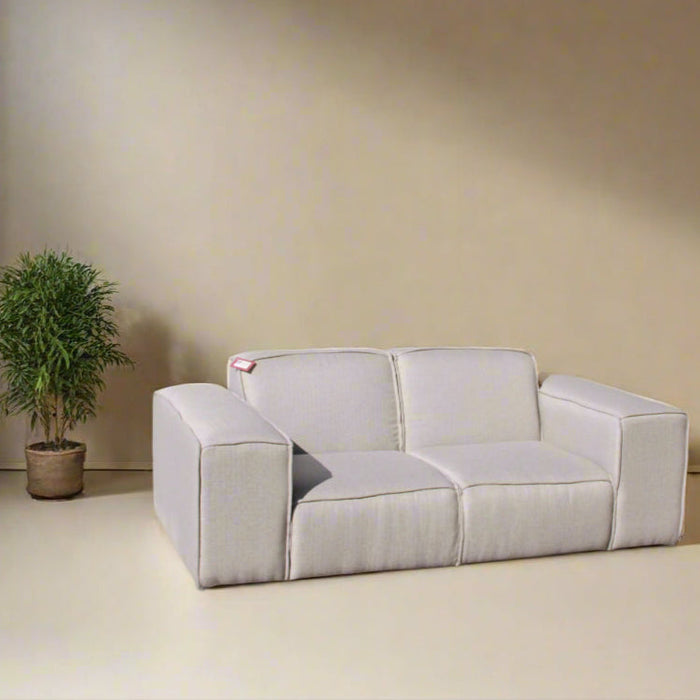 LUSAKA 2 DIV SOFA GREY FABRIC EAR056 EART