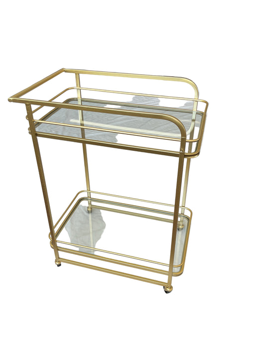 DALLAS DRINKS TROLLEY 81X63X40CM TRAN