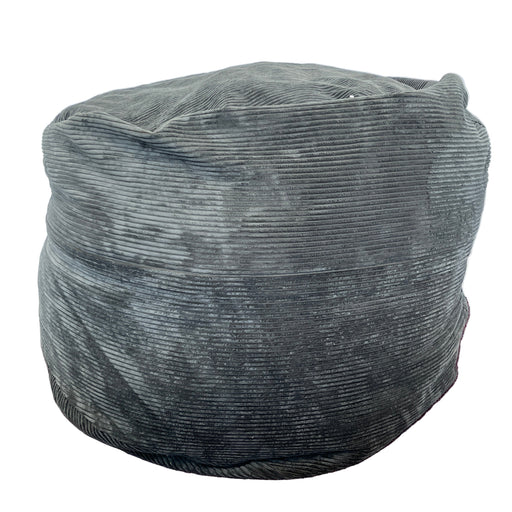 JUMBO BEANBAG CORD VELOURS DARK GREY VETS
