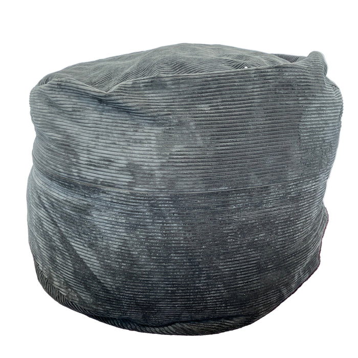 JUMBO BEANBAG CORD VELOURS DARK GREY VETS