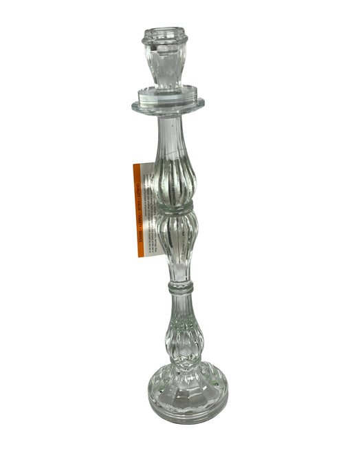 TEMPO CRYSTAL CANDLE HOLDER 66CM TRAN