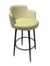 SWIVEL BAR CHAIR WHITE ANJI