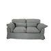 2DIV CHERRY SLIPCOVER COUCH GREY CARA