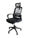 HT-415A HIGHBACK OFFICE CHAIR (BLACK FABRIC) 120KG STEL