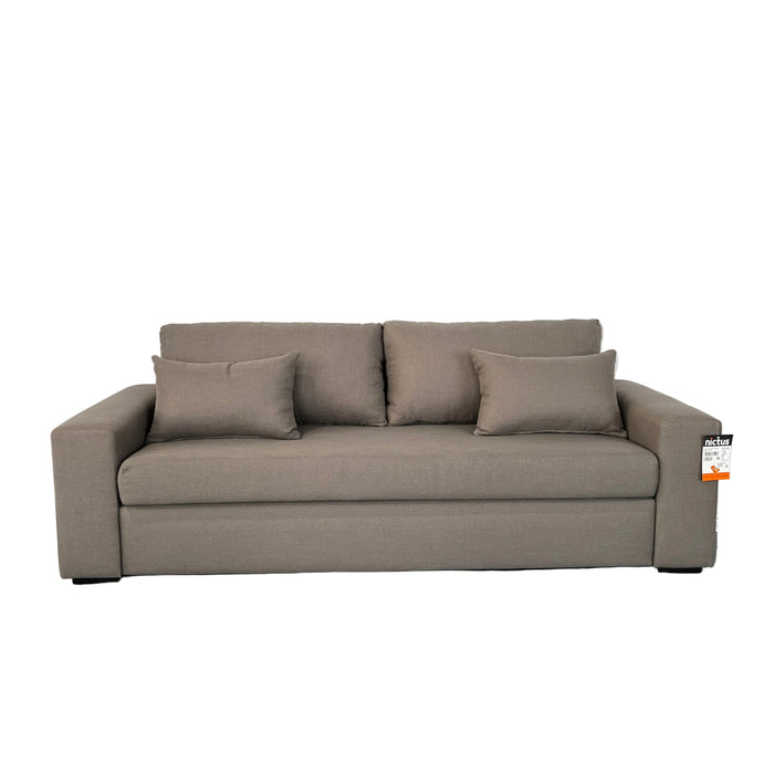 ZUVA 3 DIV COUCH - WOVEN MOCHA FABRIC ZORO