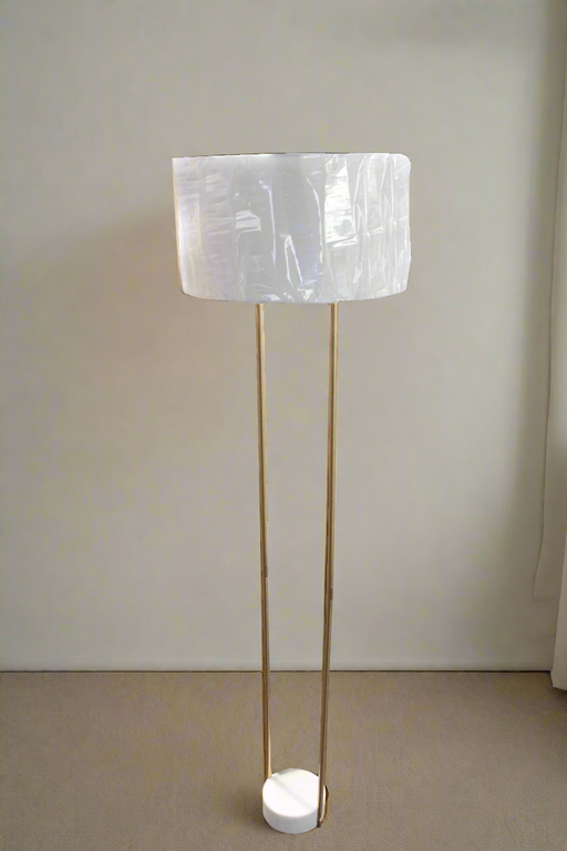 YVES FLOOR LAMP WITH SHADE NOLDEN BROTHERS WOODEN