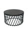 Black coffee table 