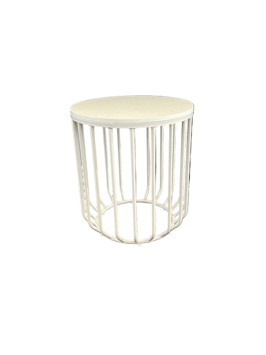 White side table
