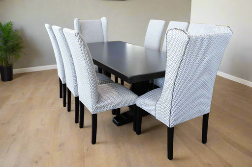 9PCE PRADO DINING ROOM SUITE LINEAR CLASSICA