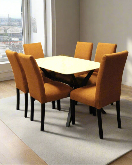 7PCE SONS D/R/S - RITZ BAKED CLAY CHAIRS NICTUS GIGA