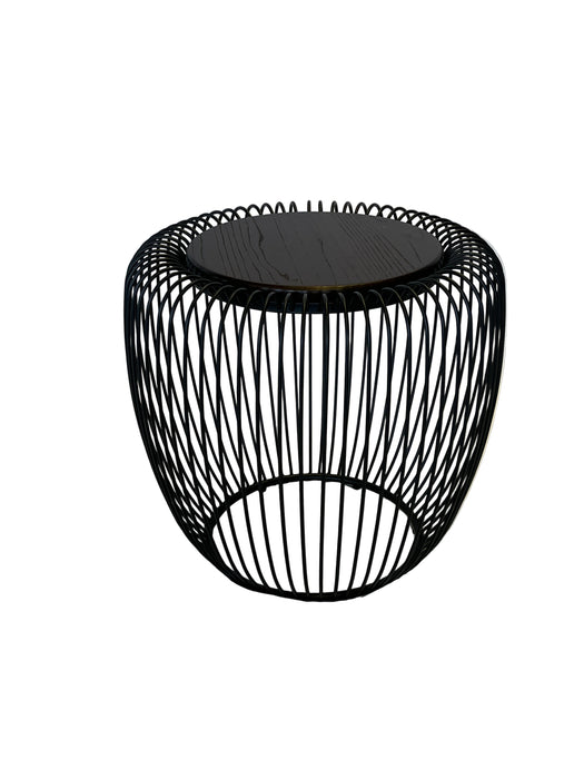 Black side table
