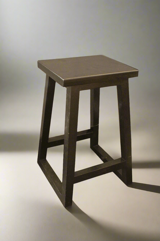 BLACK COUNTER TOP CHAIR 750MM HIGH COOL CUPBOARDS