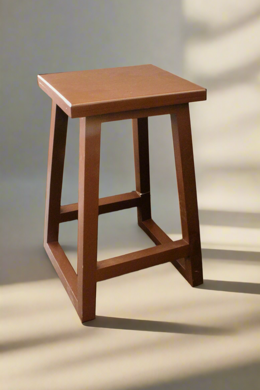 DARK BROWN COUNTER TOP CHAIR 750MM HIGH COOL CUPBOARDS