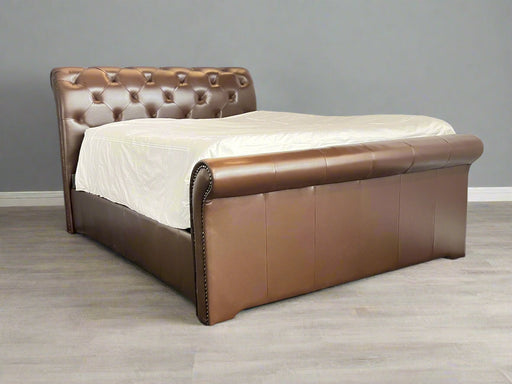 183CM VICTORIANA SLEIGHBED CAPPUCCINO ALPI