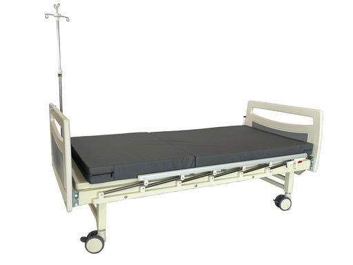 STL-M2CB (N) MANUAL TWO CRANK BED INCL FABRIC MATTRESS STEL