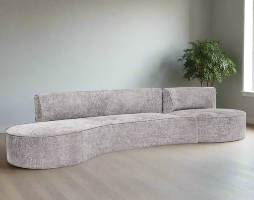 2 PCE QUANTIANO LOUNGE SUITE LIGHT GRAY INTERSOFA