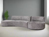 2 PCE QUANTIANO LOUNGE SUITE DARK GRAY INTERSOFA