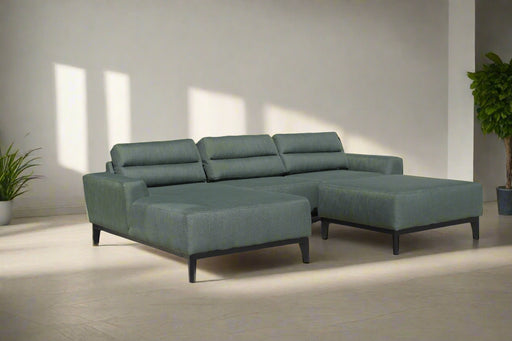 3PCE METRO DAYBED WITH OTTOMAN - MOLDOVA FABRIC FOUR CORNERS LOUNGE