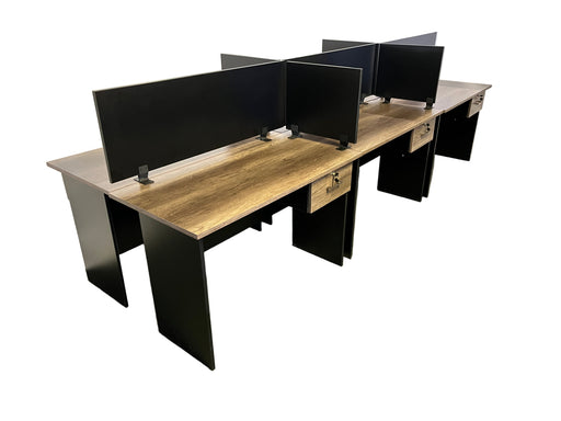 6 way cluster desks