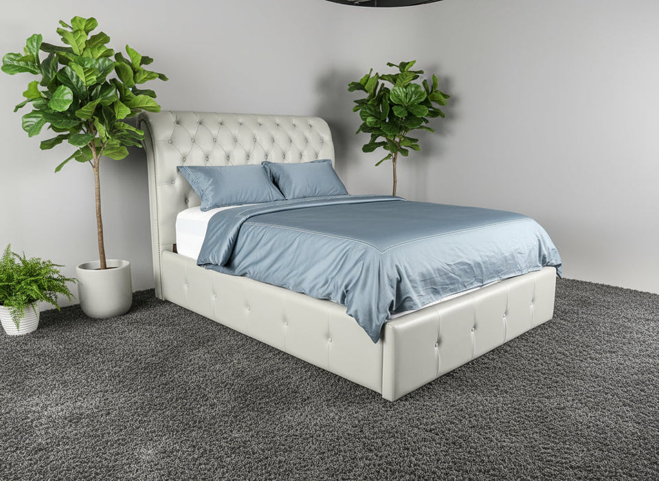 COTSWOLD QUEEN SIZE BED GREY ALP1908 ALPI