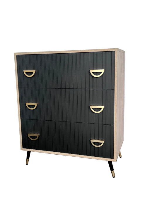 Letterboard with gold letters spelling 'D' on a white and gray background