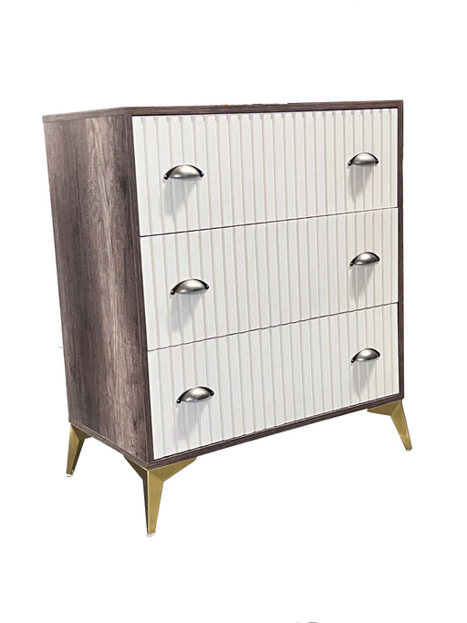 SLEEK CHEST OF DRAWERS WHITE COOL